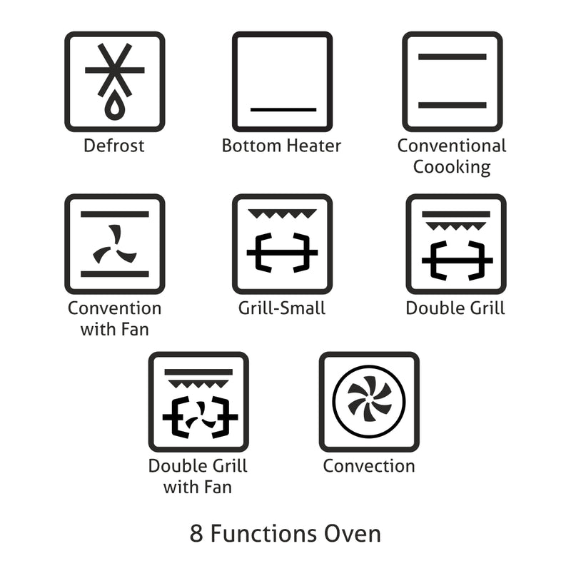 Built in Oven Motorised Rotisserie Turbo Fan 78Ltr with Multi-function (660 M RT)