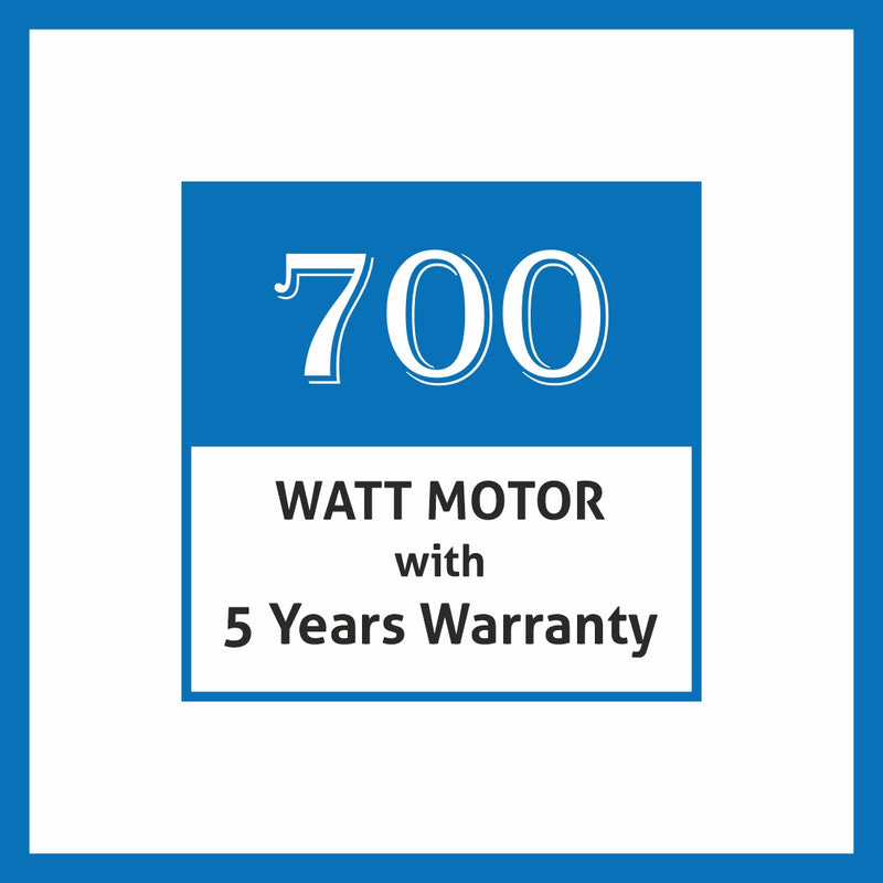 Food Processor Kitchen Machine 700W 3 Jars, Centrifugal and Citrus Juicer 4 SS Disc Blades -White (4052FP)