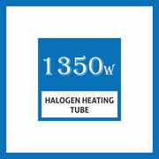 Glen air fryer with 1350W halogen heating tube