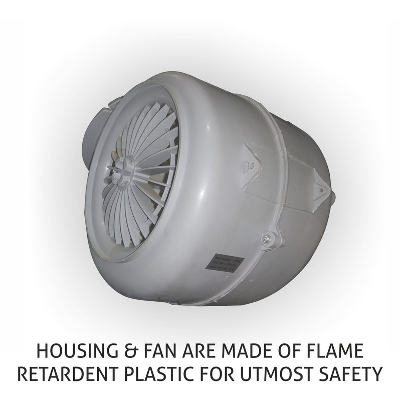 Designer Kitchen Chimney Black Glass Baffle filters Motor 60cm 1250 m3/h -Black (6077)