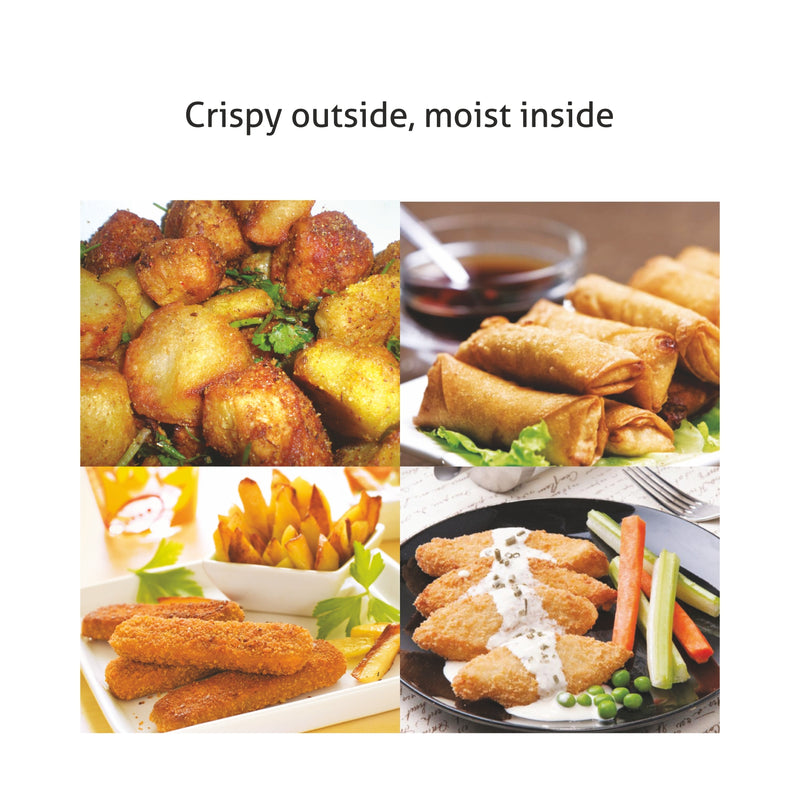 Electric Air Fryer 2.8 Litres, 1350w Rapid Air Technology, Black (3044)