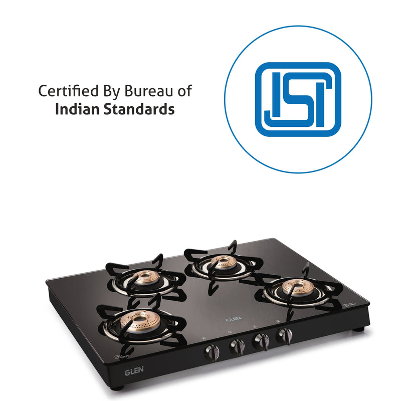 Glen 4 Burner LPG Stove (CT1044GTBBBL)