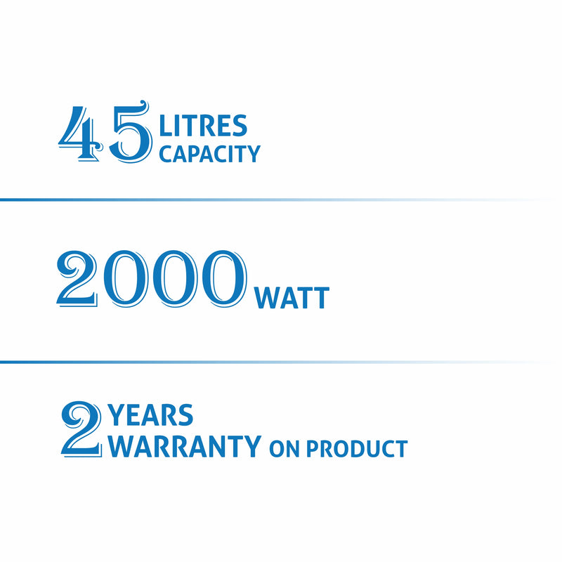 Digital Oven Toaster Griller (OTG) - 45 Litres with Convection, Motorized Rotisserie, 2000W - Black (5045DIGI)