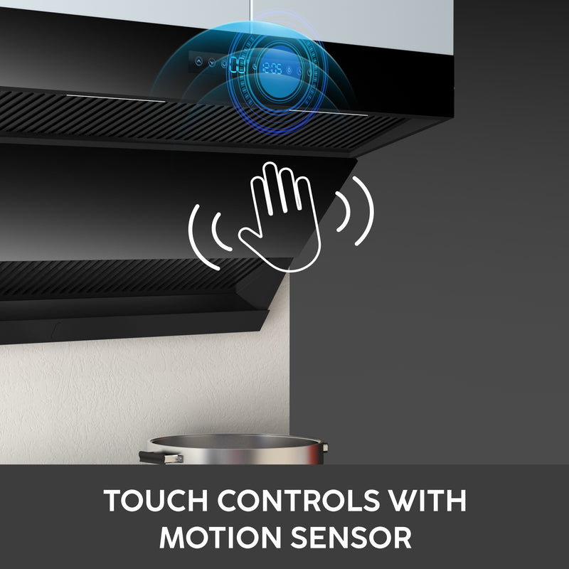  Auto Clean Chimney with touch controls and motion sensor