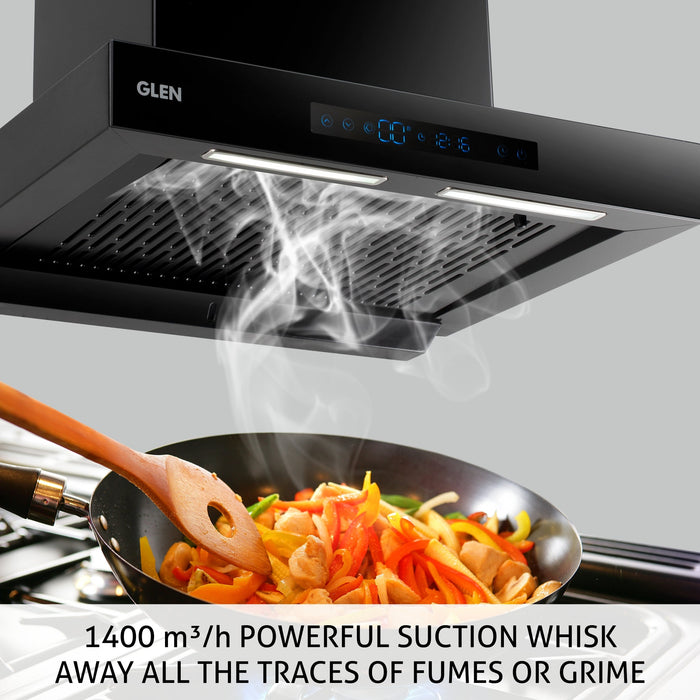 Auto Clean Filterless Chimney with Inverter Technology with 1400m3//h powerrful suction whisk