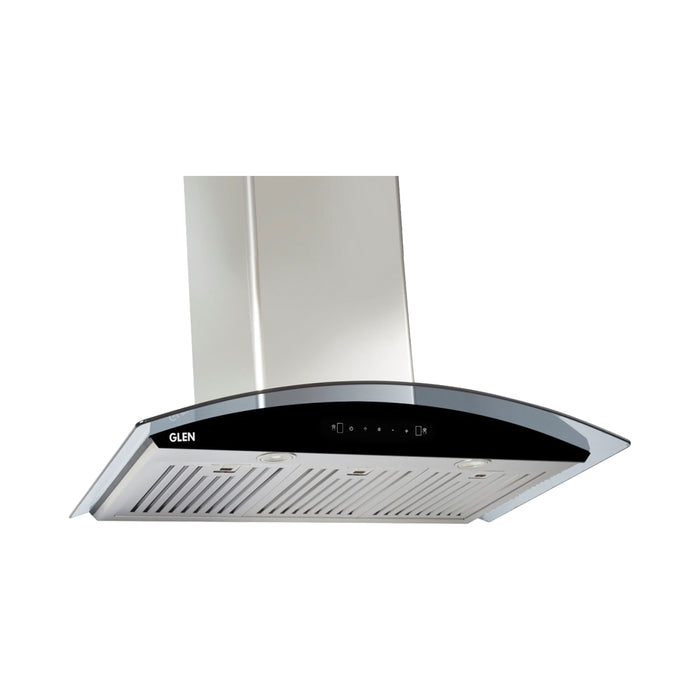 Kitchen Chimney Curved Glass with Motion Sensor Baffle filter 90cm 1250 m3/h -Silver (6071 MS)