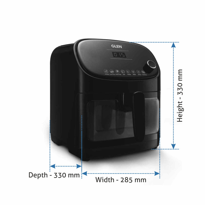 1350W digital air fryer dimensions