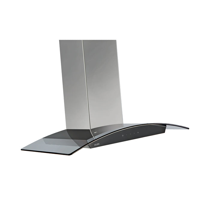 Kitchen Chimney Curved Glass with Touch Sensor Baffle filter 90cm 1250 m3/h - Silver (6071 TS)