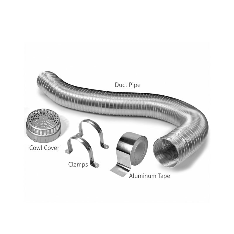 2.7 meters Chimney Installation Kit parts