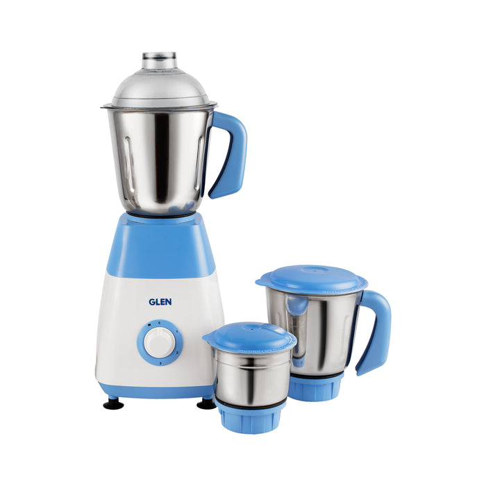Mixer Grinder 750W with 3 Stainless Steel Liquidiser, Grinder and Chutney Jars, ISI - White (4023)