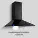Pyramid Shaped Electric Kitchen Chimney with Eco-friendly LED Light