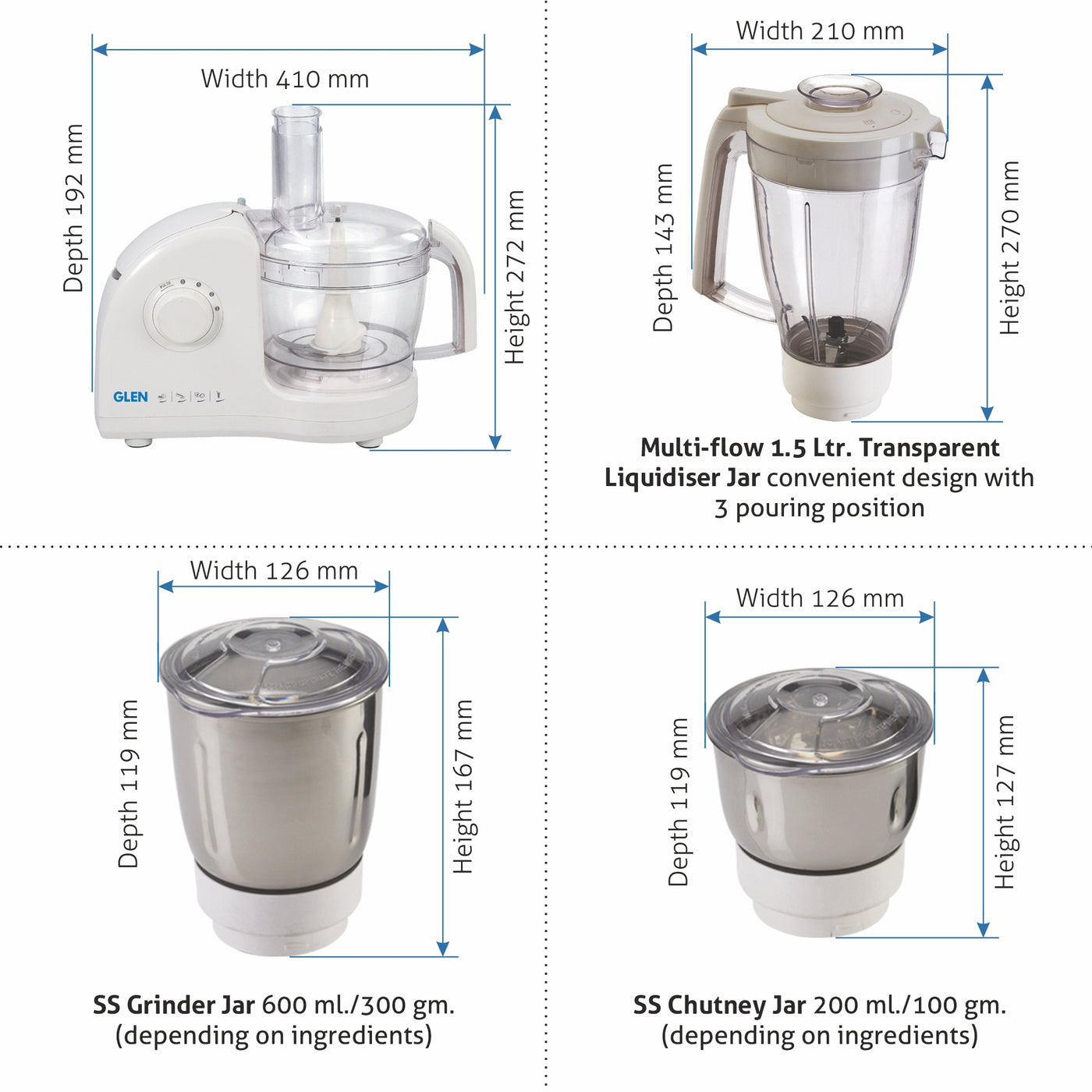 Buy Electric Food Processor Online at Best Prices Glen — Glen