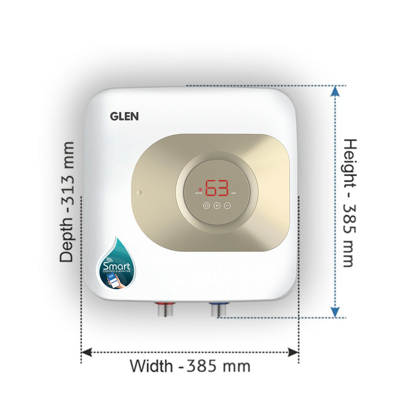 Smart Water Heater 15 Litre WiFi Enabled, Digital Control, Android App from Anywhere 2000W (7055)